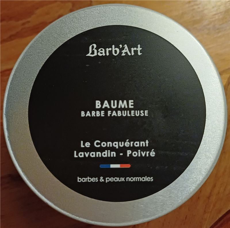Barb'Art Le Conquérant balzamı — metal qabın qapağı